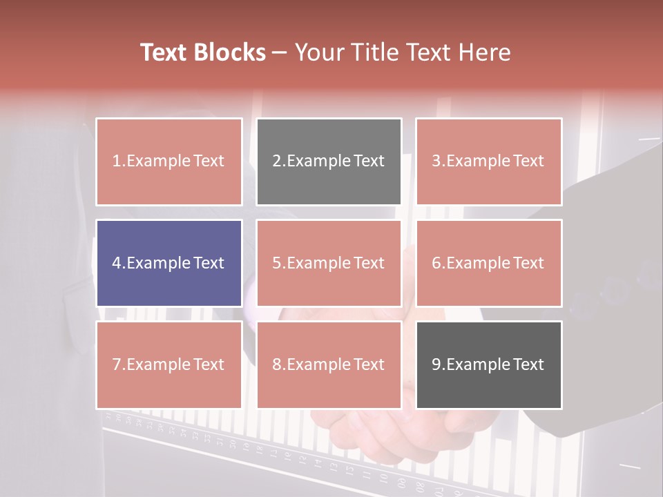 Businessman Greet Sale PowerPoint Template