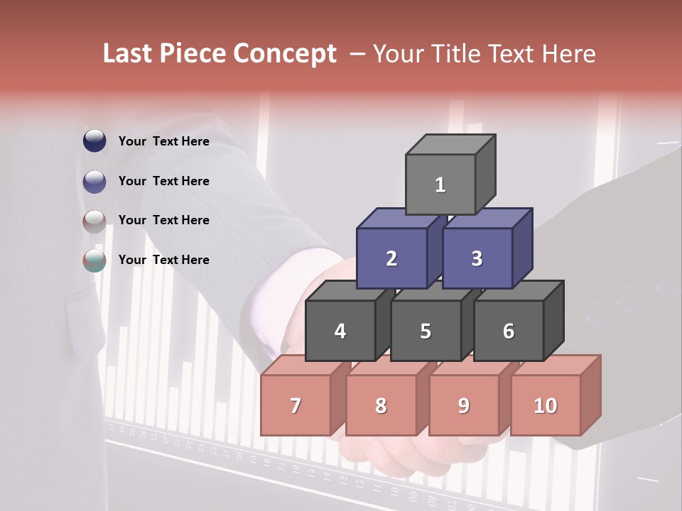 Businessman Greet Sale PowerPoint Template