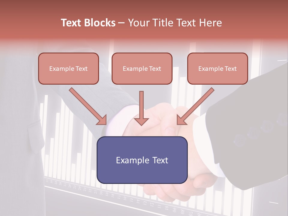 Businessman Greet Sale PowerPoint Template