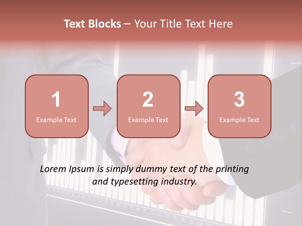 Businessman Greet Sale PowerPoint Template