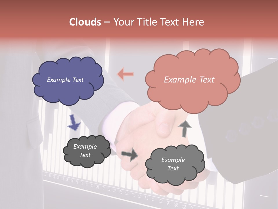 Businessman Greet Sale PowerPoint Template