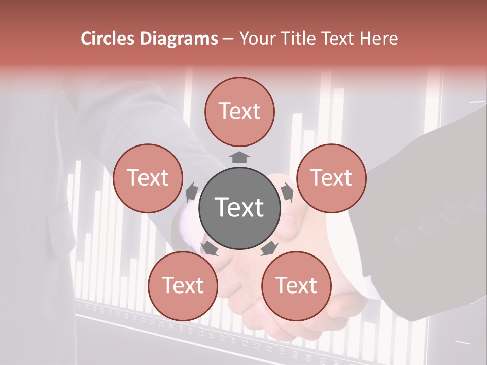 Businessman Greet Sale PowerPoint Template