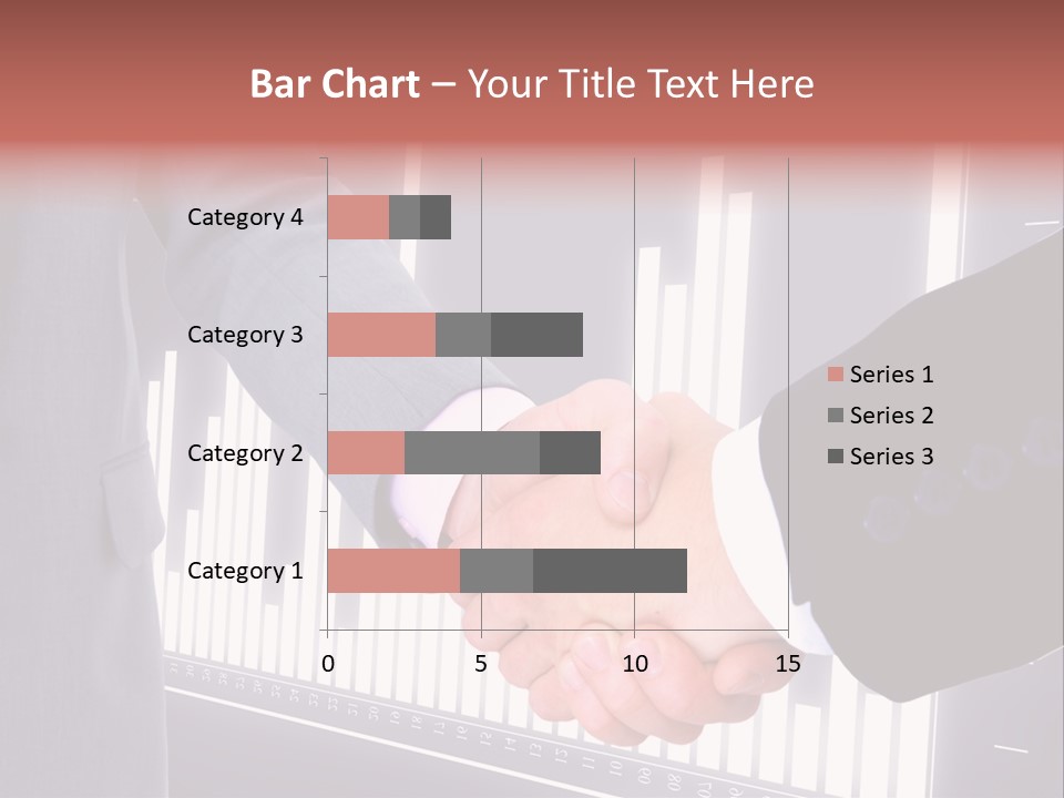 Businessman Greet Sale PowerPoint Template