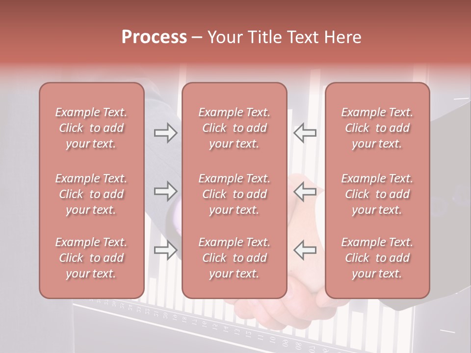 Businessman Greet Sale PowerPoint Template
