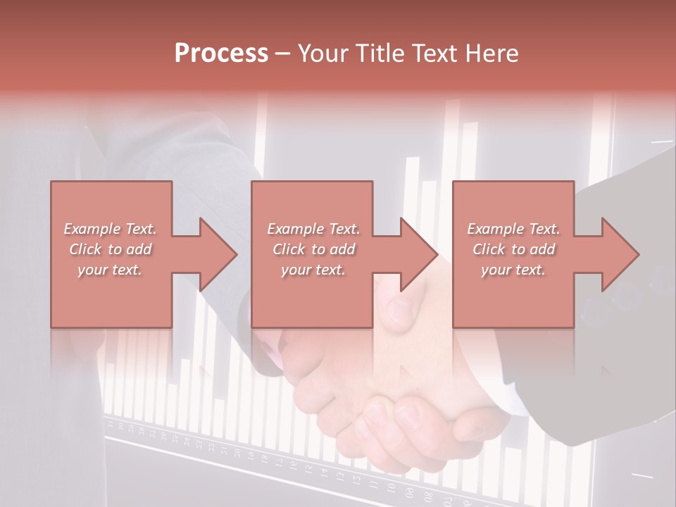 Businessman Greet Sale PowerPoint Template