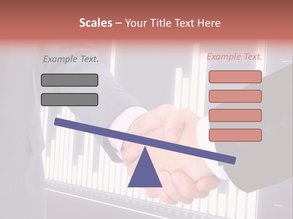 Businessman Greet Sale PowerPoint Template