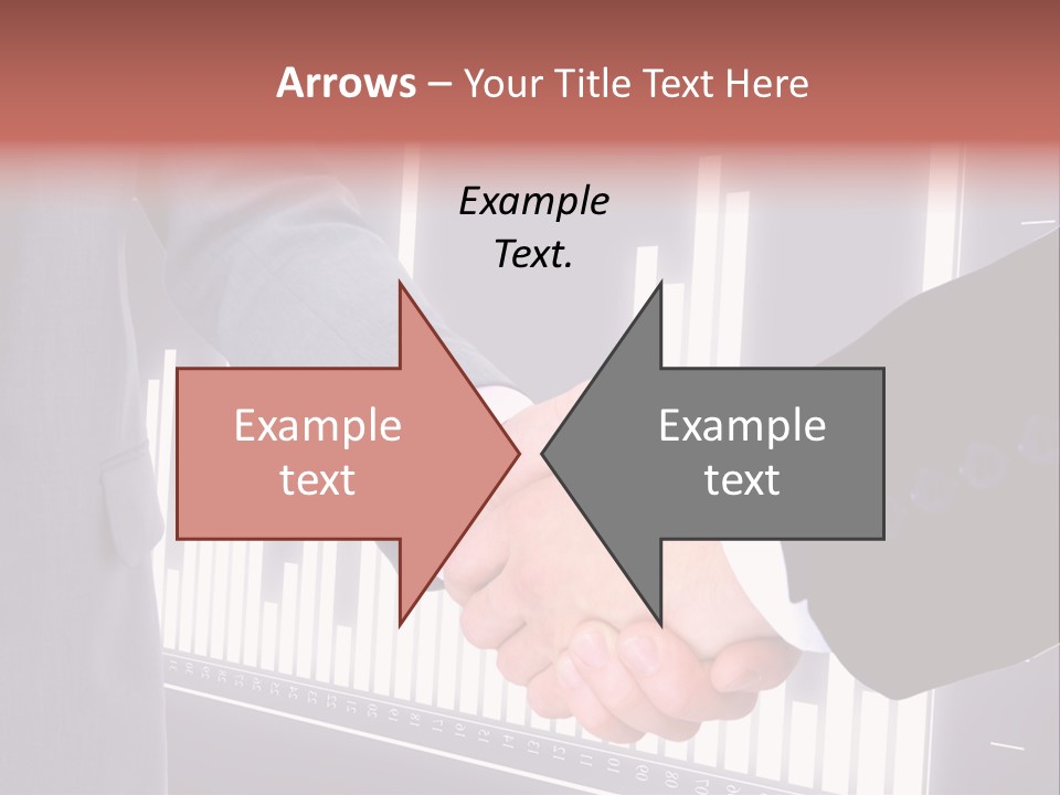 Businessman Greet Sale PowerPoint Template