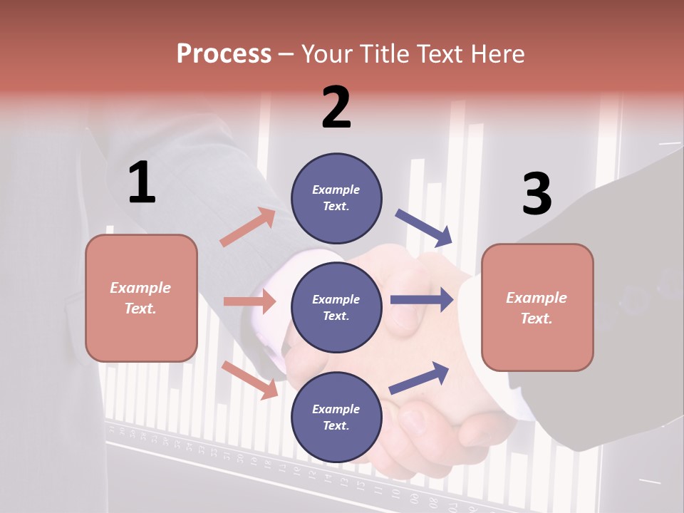 Businessman Greet Sale PowerPoint Template