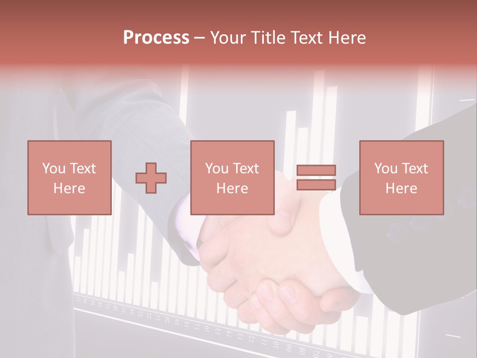 Businessman Greet Sale PowerPoint Template