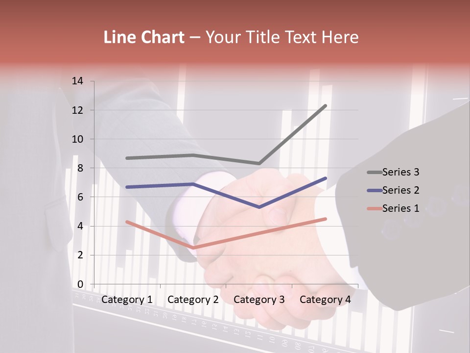 Businessman Greet Sale PowerPoint Template