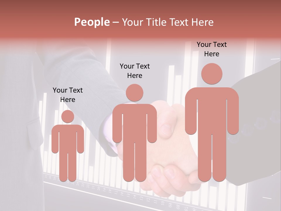 Businessman Greet Sale PowerPoint Template