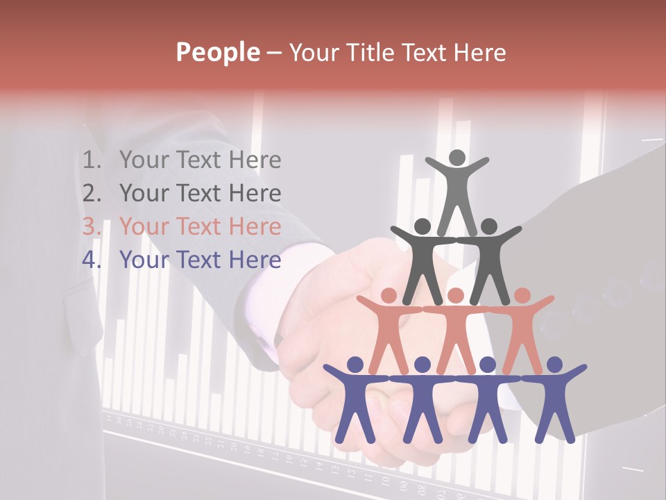 Businessman Greet Sale PowerPoint Template