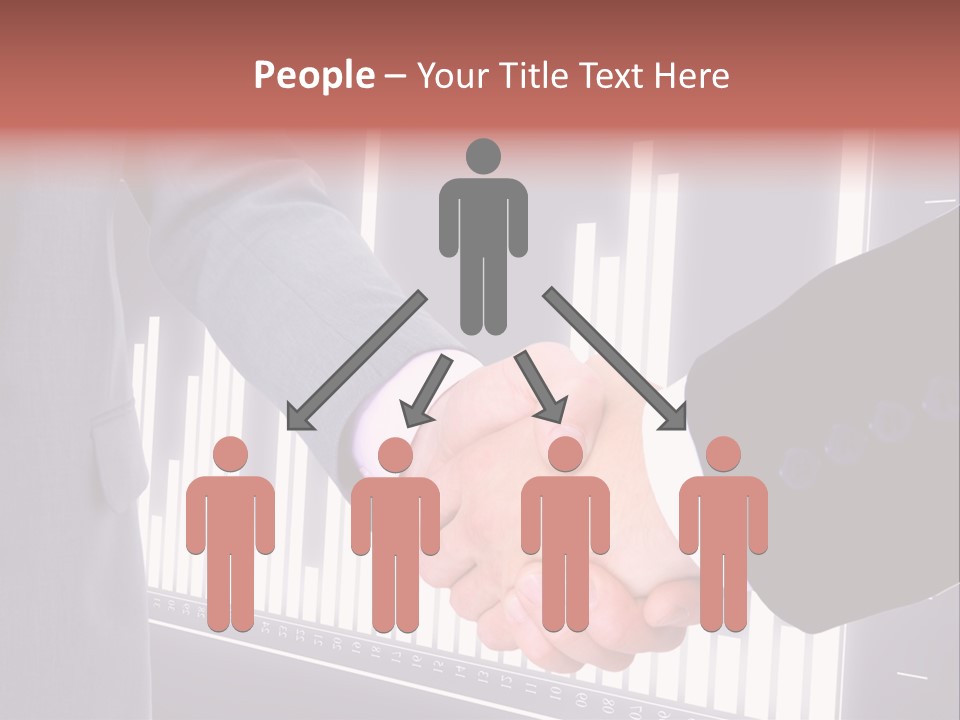 Businessman Greet Sale PowerPoint Template