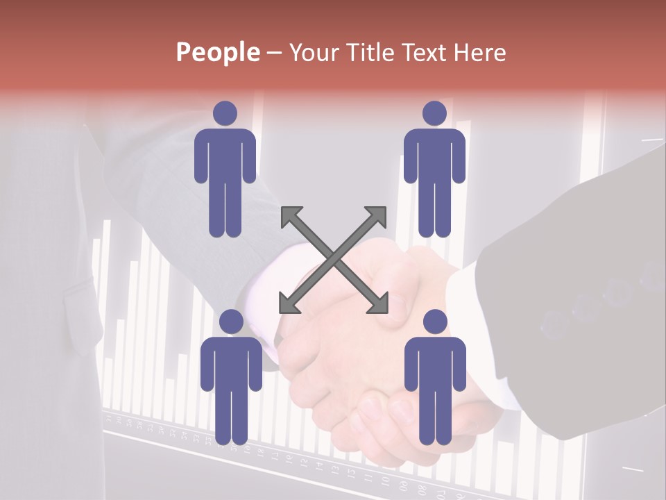 Businessman Greet Sale PowerPoint Template