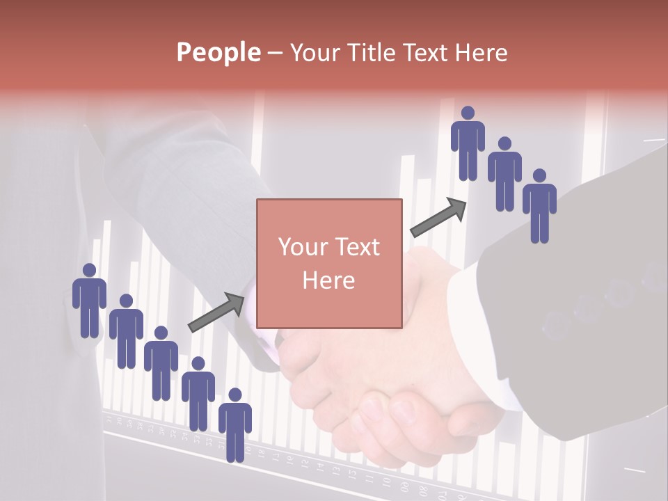 Businessman Greet Sale PowerPoint Template