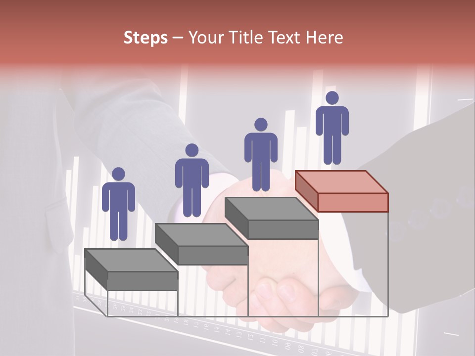 Businessman Greet Sale PowerPoint Template