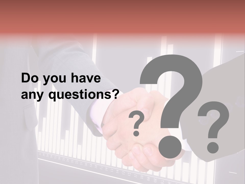 Businessman Greet Sale PowerPoint Template