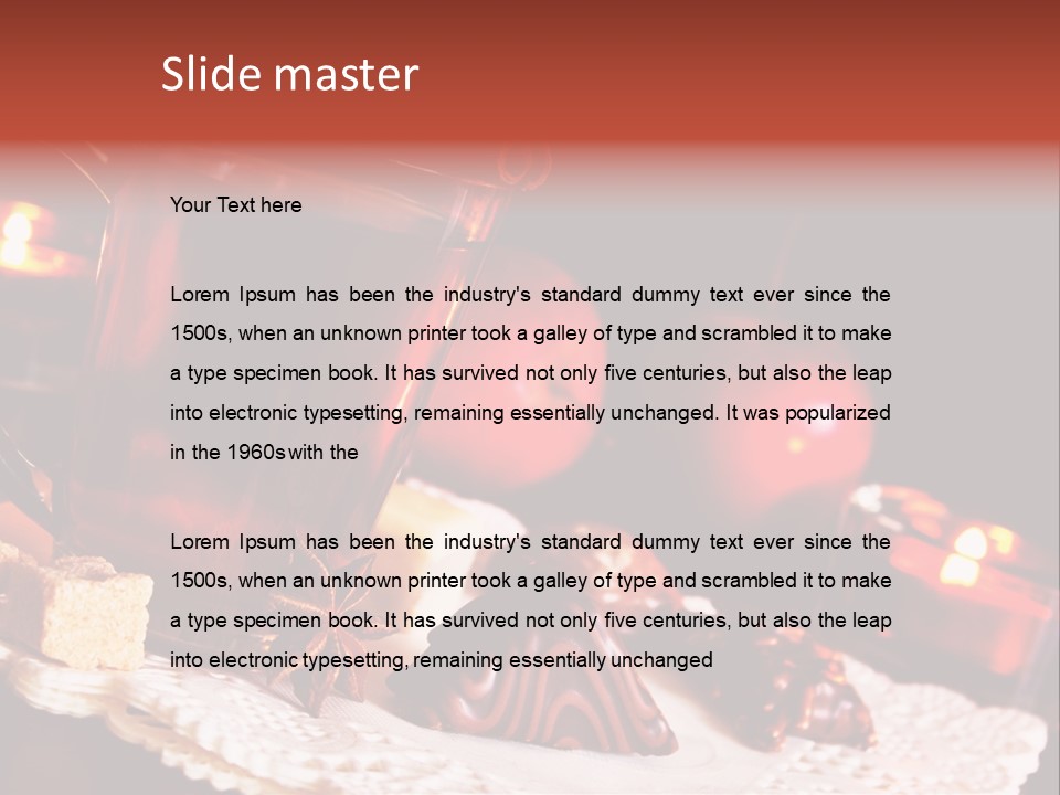 Winterzeit Zutaten Einladung PowerPoint Template