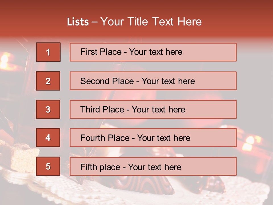 Winterzeit Zutaten Einladung PowerPoint Template