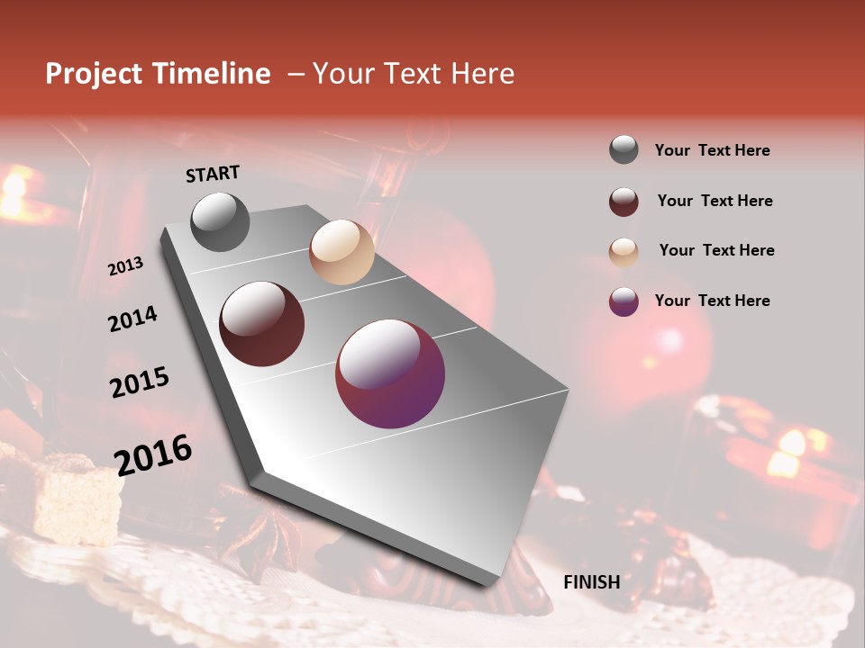 Winterzeit Zutaten Einladung PowerPoint Template