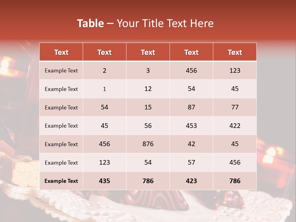 Winterzeit Zutaten Einladung PowerPoint Template