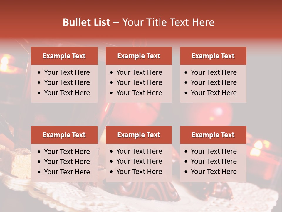 Winterzeit Zutaten Einladung PowerPoint Template