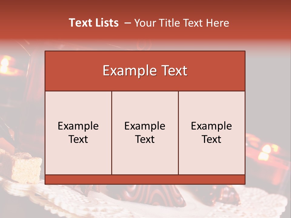 Winterzeit Zutaten Einladung PowerPoint Template