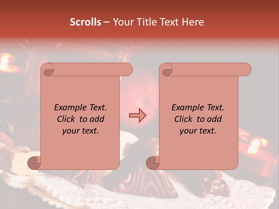 Winterzeit Zutaten Einladung PowerPoint Template