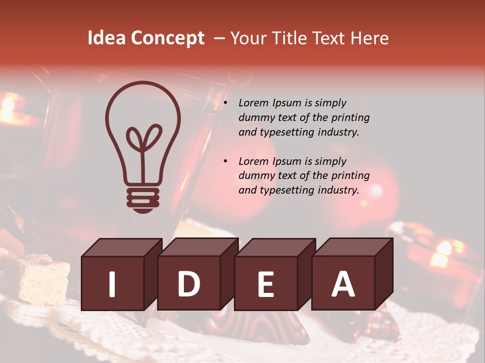 Winterzeit Zutaten Einladung PowerPoint Template