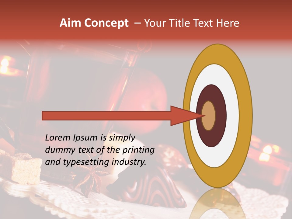 Winterzeit Zutaten Einladung PowerPoint Template