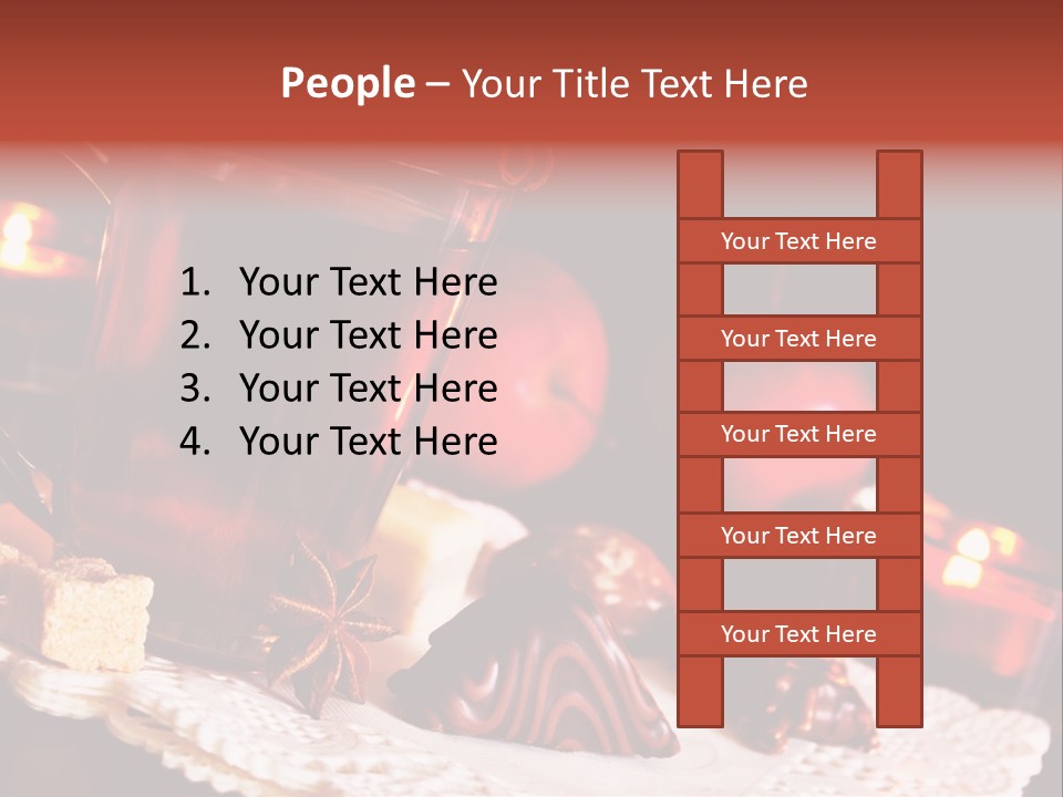 Winterzeit Zutaten Einladung PowerPoint Template