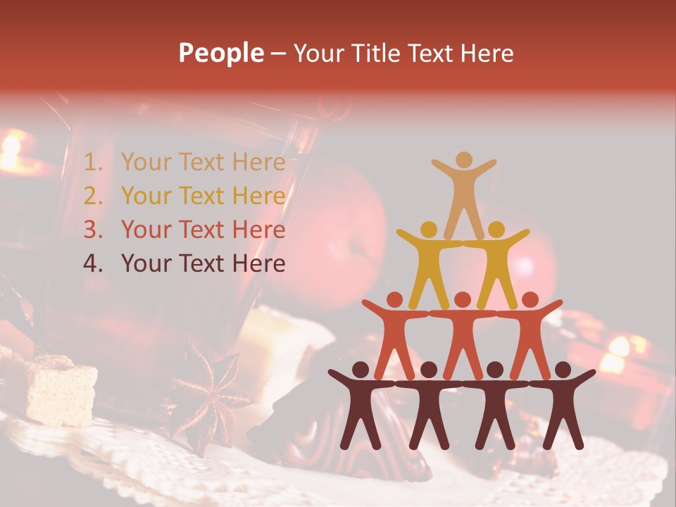 Winterzeit Zutaten Einladung PowerPoint Template