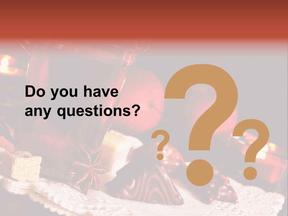 Winterzeit Zutaten Einladung PowerPoint Template