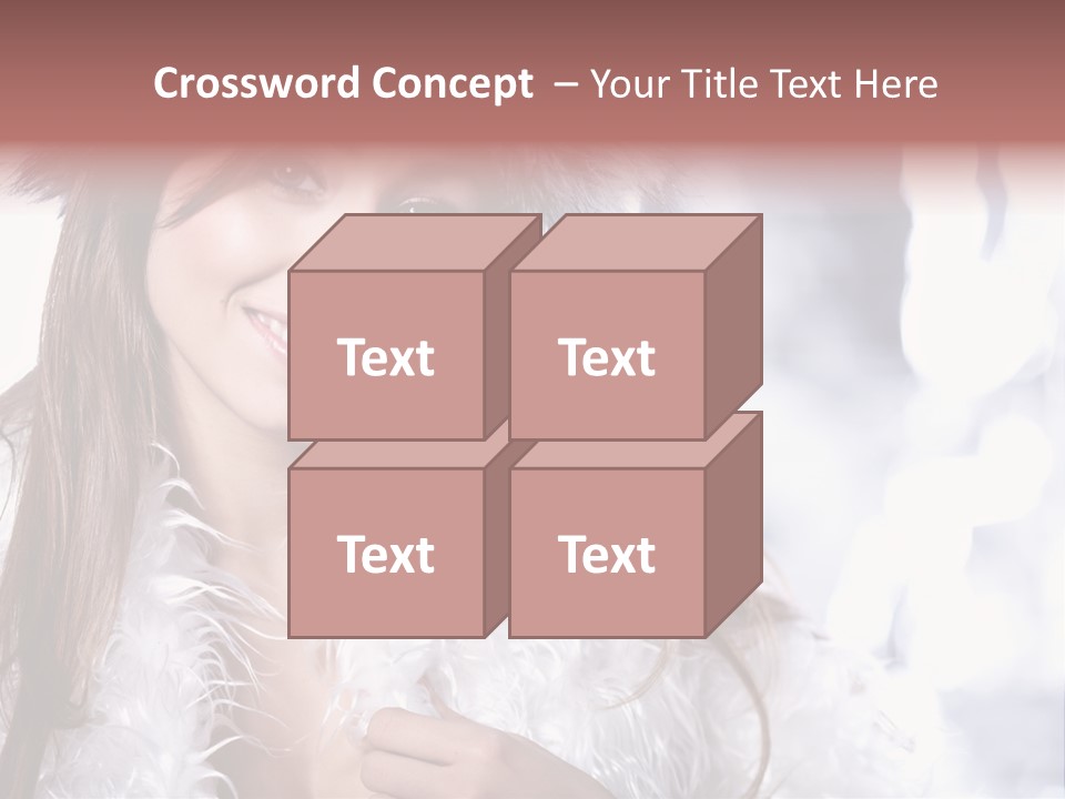 Happiness Hair Joyful PowerPoint Template