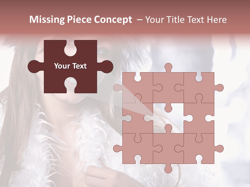 Happiness Hair Joyful PowerPoint Template