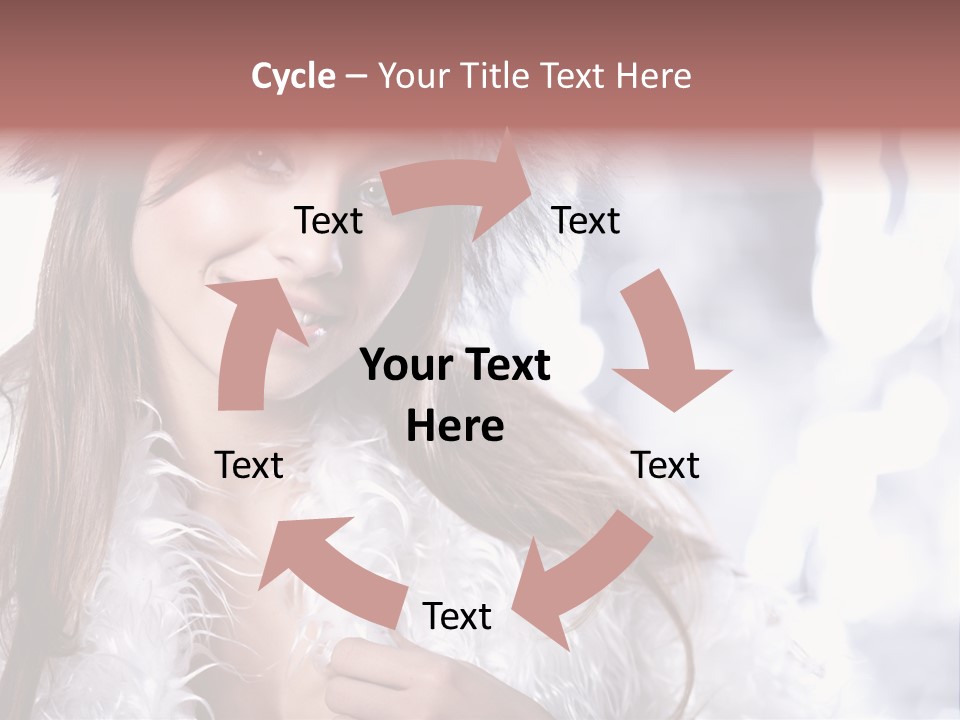 Happiness Hair Joyful PowerPoint Template