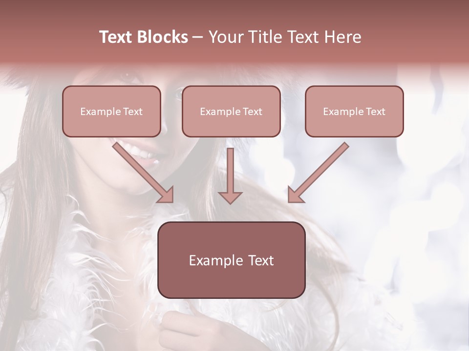 Happiness Hair Joyful PowerPoint Template