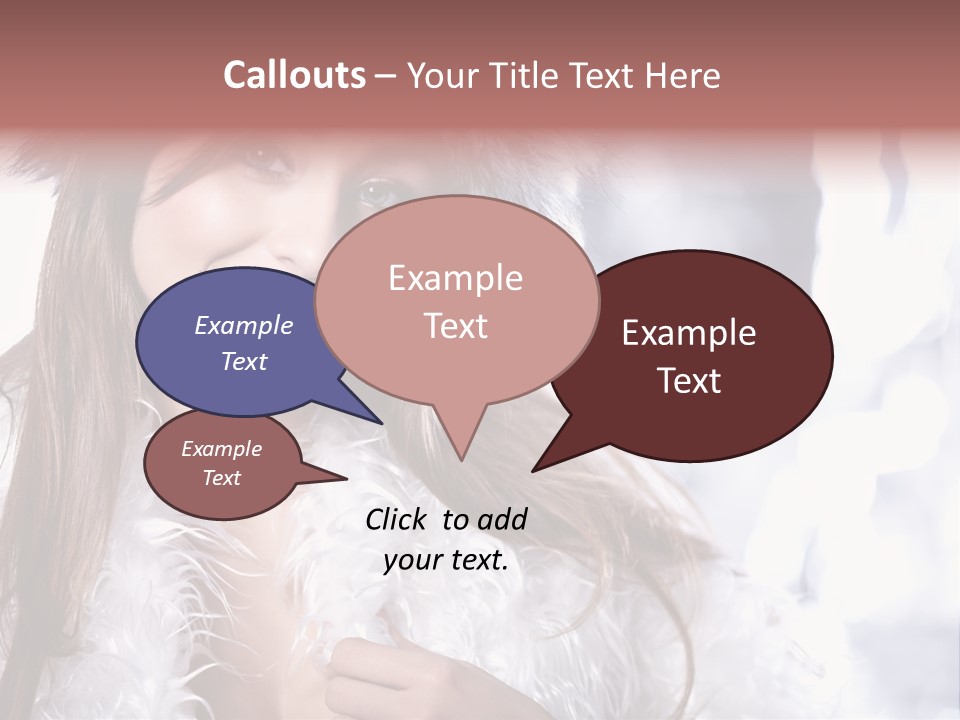 Happiness Hair Joyful PowerPoint Template