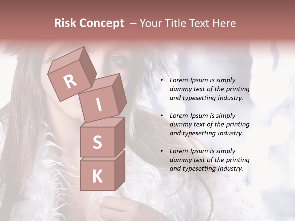 Happiness Hair Joyful PowerPoint Template