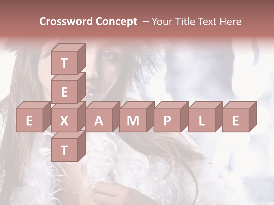 Happiness Hair Joyful PowerPoint Template