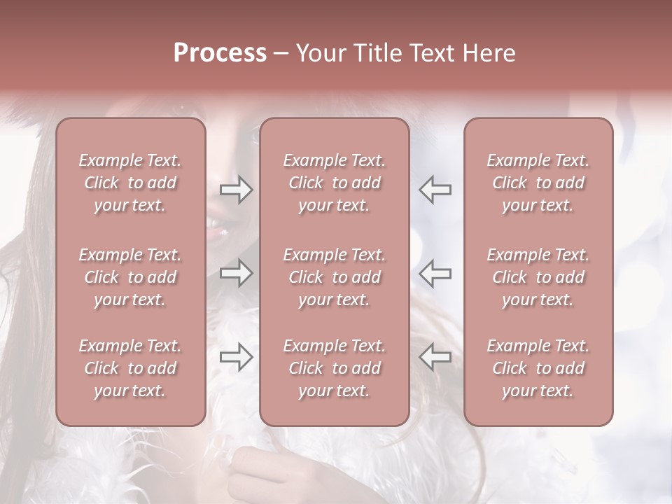 Happiness Hair Joyful PowerPoint Template