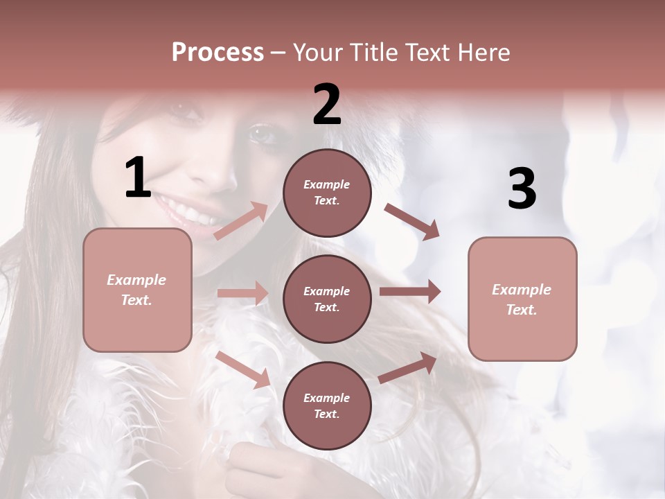 Happiness Hair Joyful PowerPoint Template