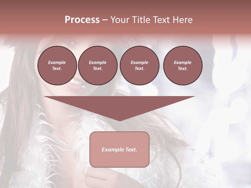 Happiness Hair Joyful PowerPoint Template