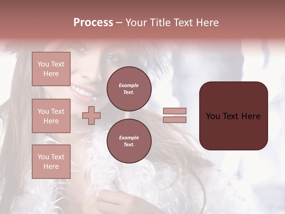 Happiness Hair Joyful PowerPoint Template