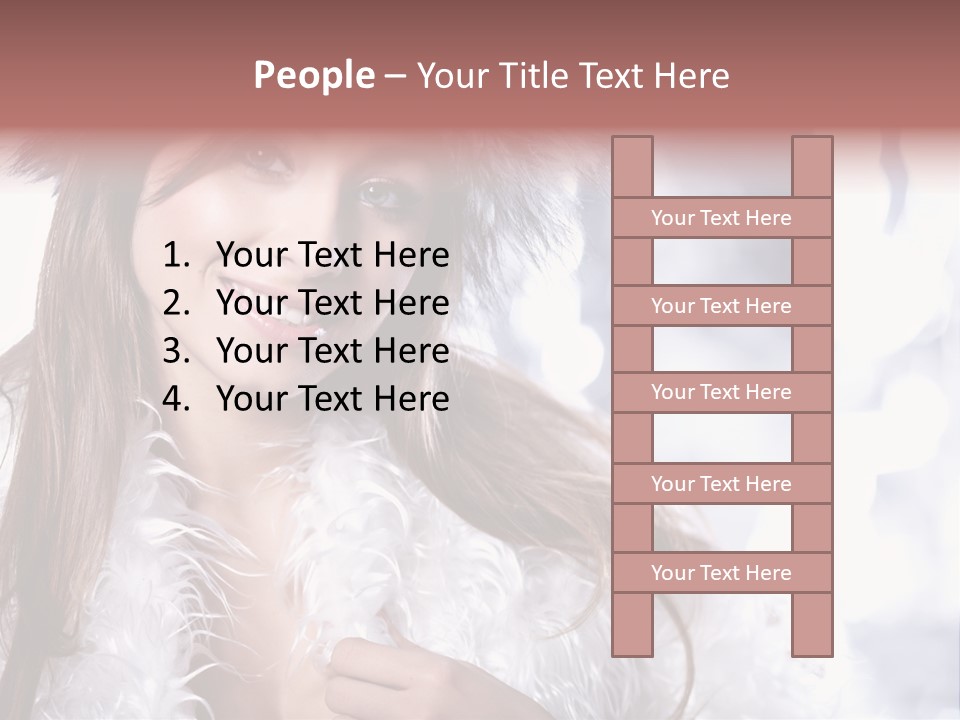 Happiness Hair Joyful PowerPoint Template