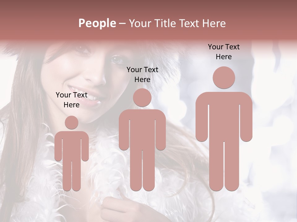 Happiness Hair Joyful PowerPoint Template