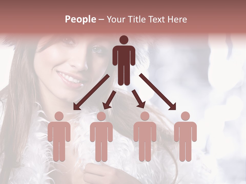 Happiness Hair Joyful PowerPoint Template