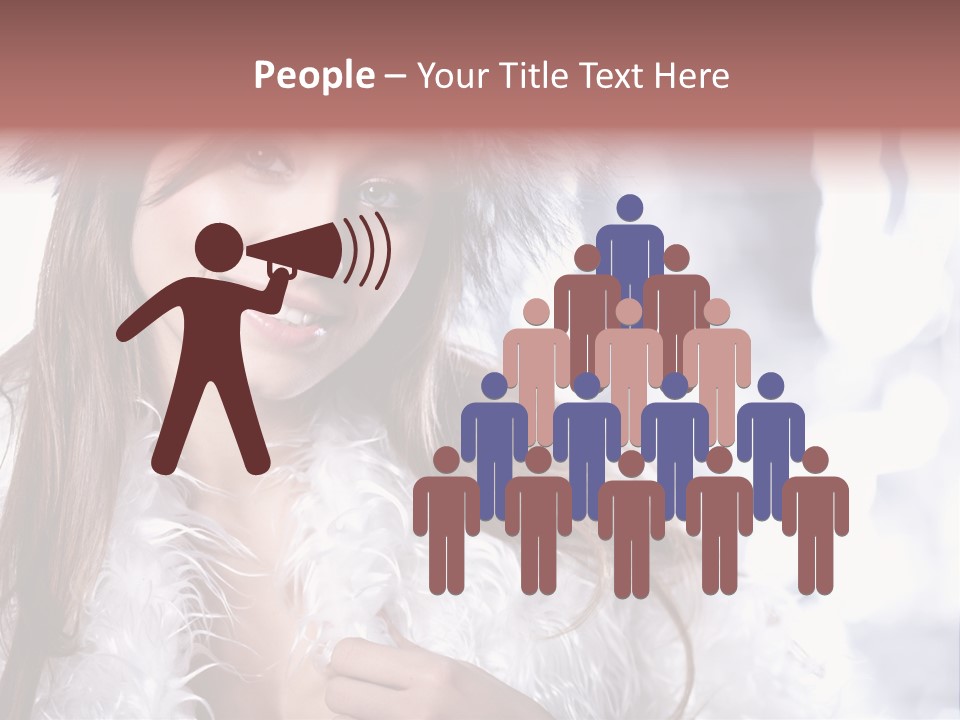 Happiness Hair Joyful PowerPoint Template