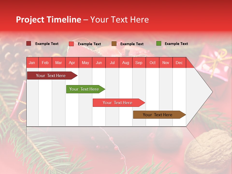 Decoration Tap Christmastide PowerPoint Template