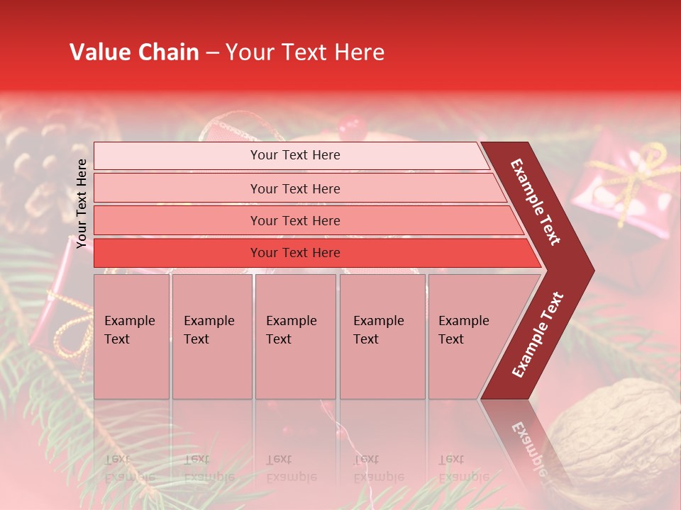 Decoration Tap Christmastide PowerPoint Template